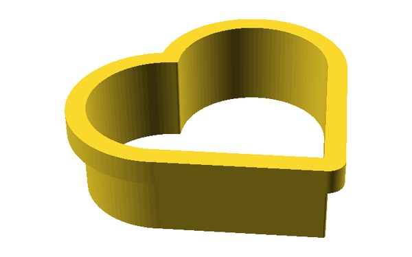 Keksausstecher 3D Druck Herz Keksausstecher 3D Druck Herz