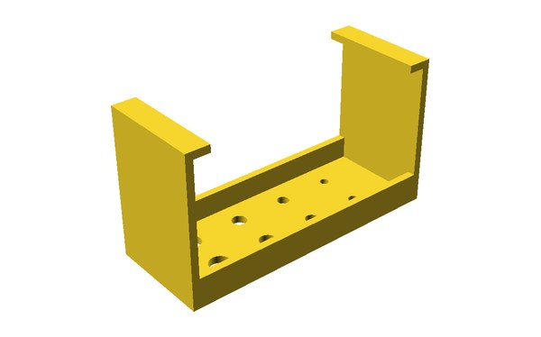 Werkzeughalter 3D Druck Druckansicht Werkzeughalter 3D Druck Druckansicht